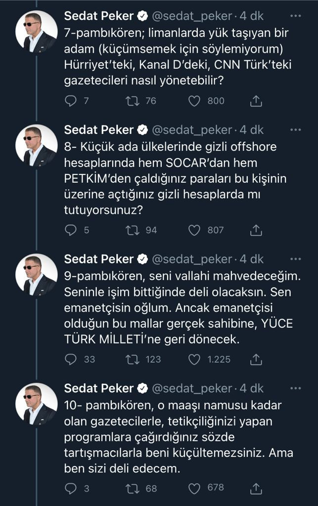 Sedat Peker bu defa iki ismi hedef aldı: Seni de unutmadım, ben sizi tedavi edecek kişiyim - Resim : 3