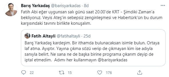 Altaylı ve Yarkadaş arasında Veyis Ateş polemiği - Resim : 2