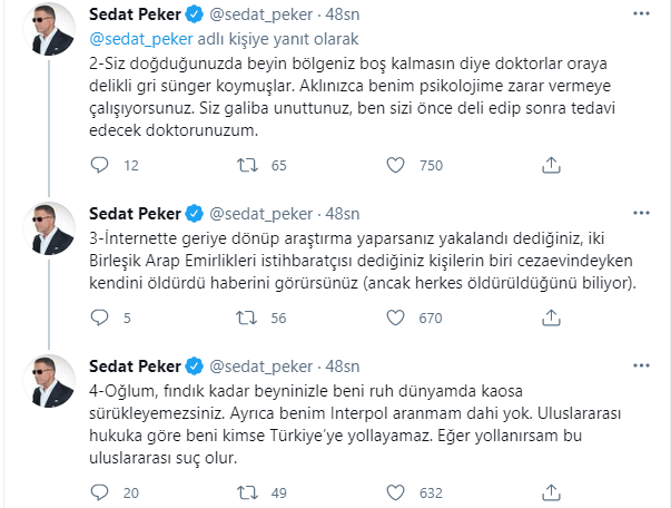 Sedat Peker 'takas' iddialarına isyan etti: Eğer Türkiye'ye yollanırsam... - Resim : 2