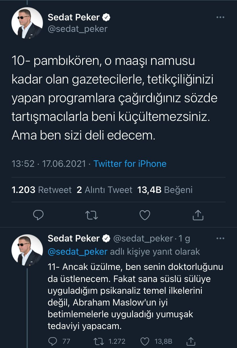 Gözaltına alındıktan sonra video paylaşmayan Sedat Peker'le ilgili büyük şüphe: Tweetleri atan o değil mi? - Resim : 5