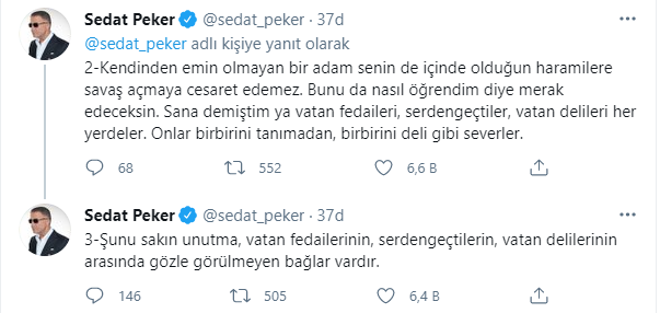 Sedat Peker'den yeni iddia: Süleyman Soylu, Peker için 14 kişilik ekip mi oluşturdu? - Resim : 2