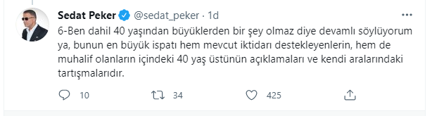 Sedat Peker'den çok konuşulacak 'kokain' iddiası: Süleyman Soylu'ya yakın grubun elemanları... - Resim : 2