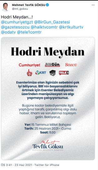 AKP'li Tevfik Göksu'dan muhalif medyaya: Toplayın gelin, bekliyoruz - Resim : 1
