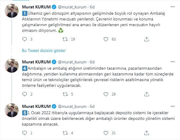 Murat Kurum'dan 'ambalajlı ürün' açıklaması - Resim : 1