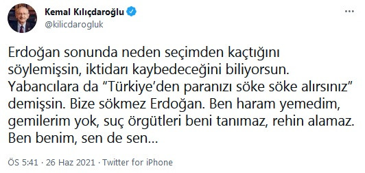 Kılıçdaroğlu'ndan Erdoğan'a jet yanıt: Sonunda neden seçimden kaçtığını söylemiş - Resim : 3