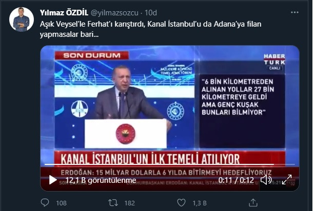 Yılmaz Özdil'den Erdoğan'a olay gönderme: Adana'ya falan yapmasalar bari - Resim : 1