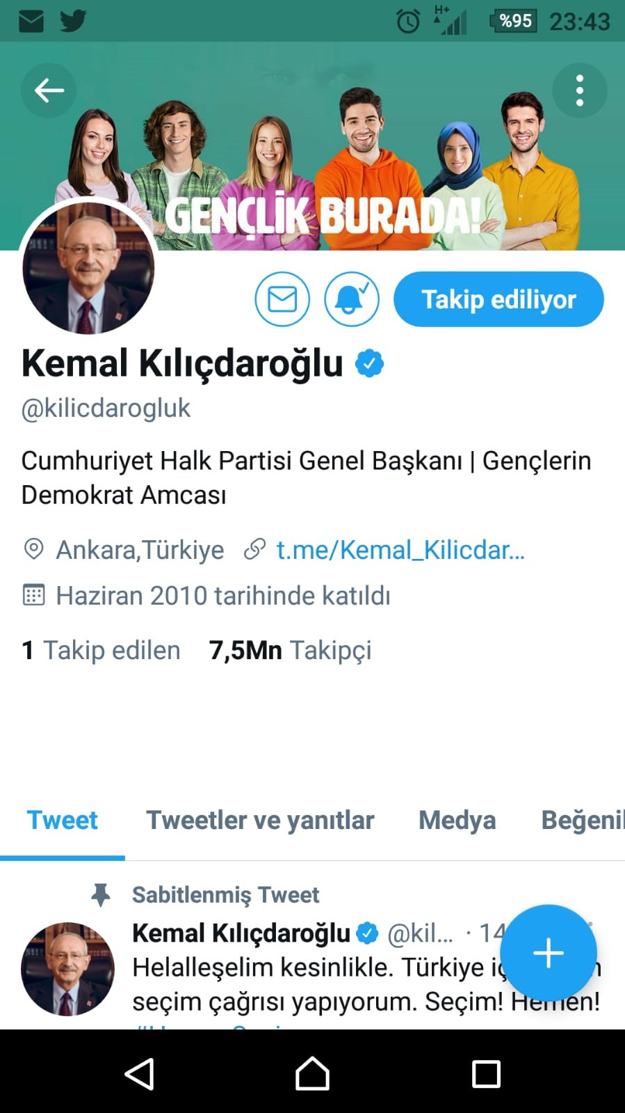 Kılıçdaroğlu biyografisine yeni bir bilgi ekledi! - Resim : 1