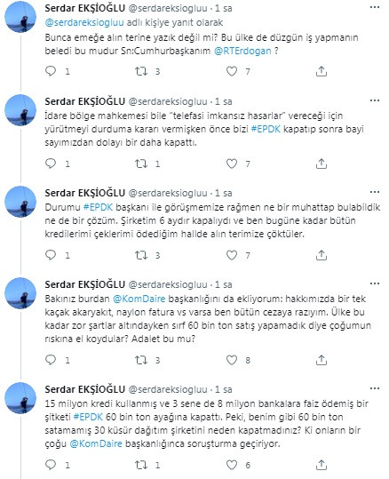 Sedat Peker telefon görüşmesini ifşa etmişti: Serdar Ekşioğlu Erdoğan'a isyan etti, 'konuşacağım' dedi - Resim : 2