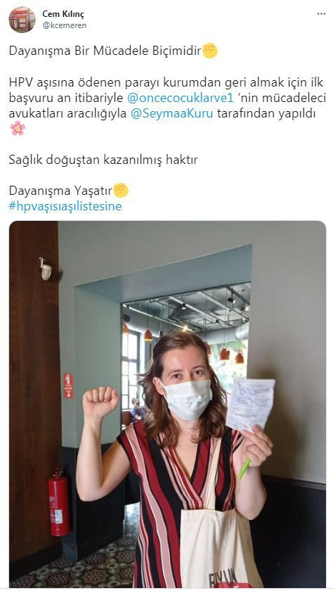 HPV aşısının ücretsiz olması için SGK'ya başvuru - Resim : 1