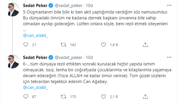 Can Ataklı Barış Yarkadaş'ı eleştirdi; tartışmaya Sedat Peker de katıldı - Resim : 3