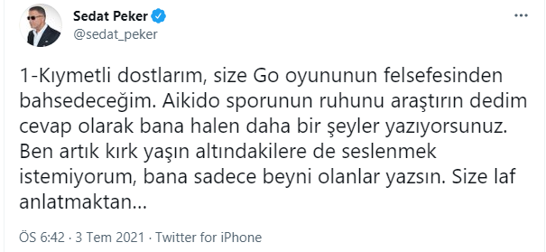 Sedat Peker çileden çıktı: Vallahi yoruldum, billahi yoruldum - Resim : 1