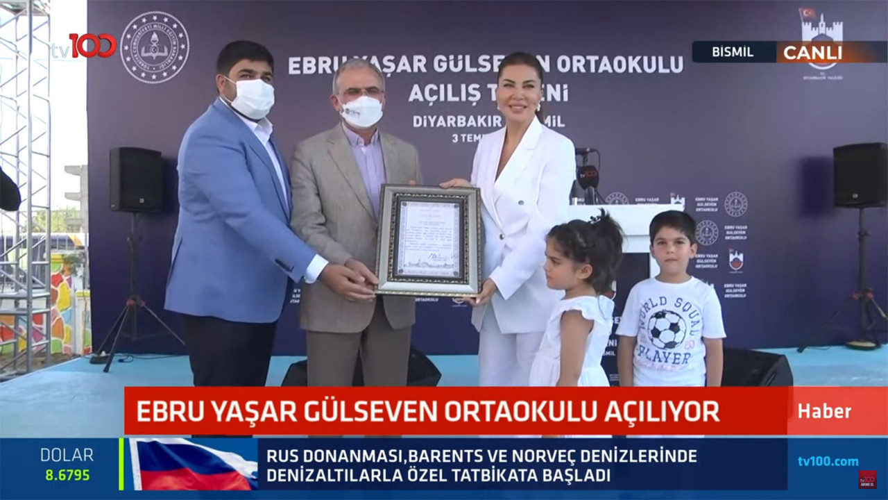 Ebru Yaşar Gülseven Ortaokulu açıldı: 'Mutluluğumuz tarif edilemez' - Resim : 1