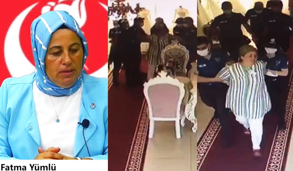 Saray İttifakı'nı karıştıran olay! AKP'yi eleştiren Kadın Kolları Başkanı'na ters kelepçe ile gözaltı - Resim : 1