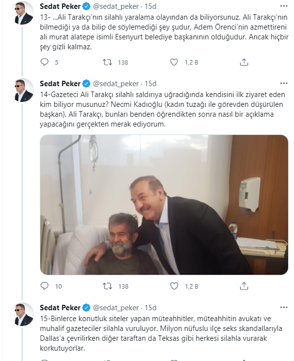 Sedat Peker'den AKP'li Alatepe'ye çok ağır suçlamalar - Resim : 5