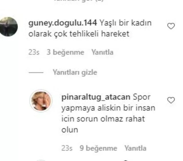 Pınar Altuğ amuda kalktı: Yapılan yorumlara verdiği yanıtlar olay oldu - Resim : 2