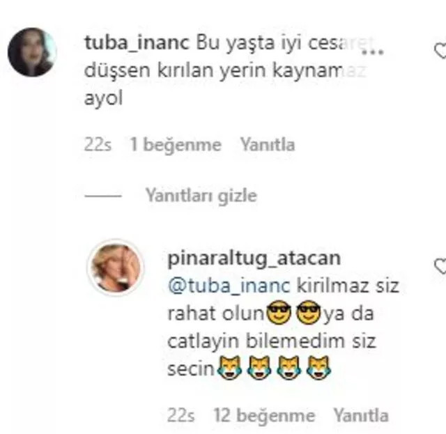 Pınar Altuğ amuda kalktı: Yapılan yorumlara verdiği yanıtlar olay oldu - Resim : 1