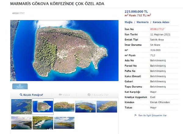 Krediye uygun, satılık ada 2 yıldır sahibini arıyor! İşte fiyatı... - Resim : 1