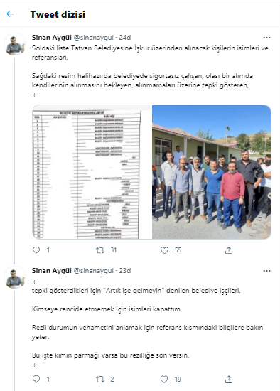 AKP'li belediyedeki skandal torpil listesini paylaştı: 'Son vermezseniz rezil ederim' - Resim : 3