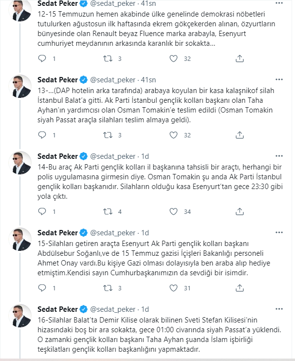 Sedat Peker'den ortalığı karıştıracak 15 Temmuz iddiası: Süleyman Soylu, kime silah dağıttı? - Resim : 4