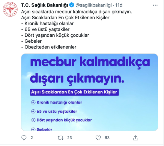 Sağlık Bakanlığı'ndan 'aşırı sıcak' uyarısı - Resim : 1