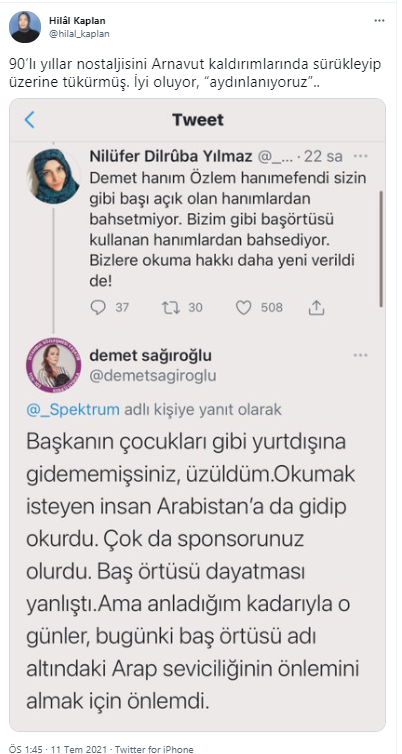 Hilal Kaplan'a tokat gibi yanıt: Siyasete alet ettiniz dini - Resim : 1