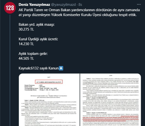 Bakan yardımcılarının bir diğer maaşı daha ortaya çıktı! - Resim : 1