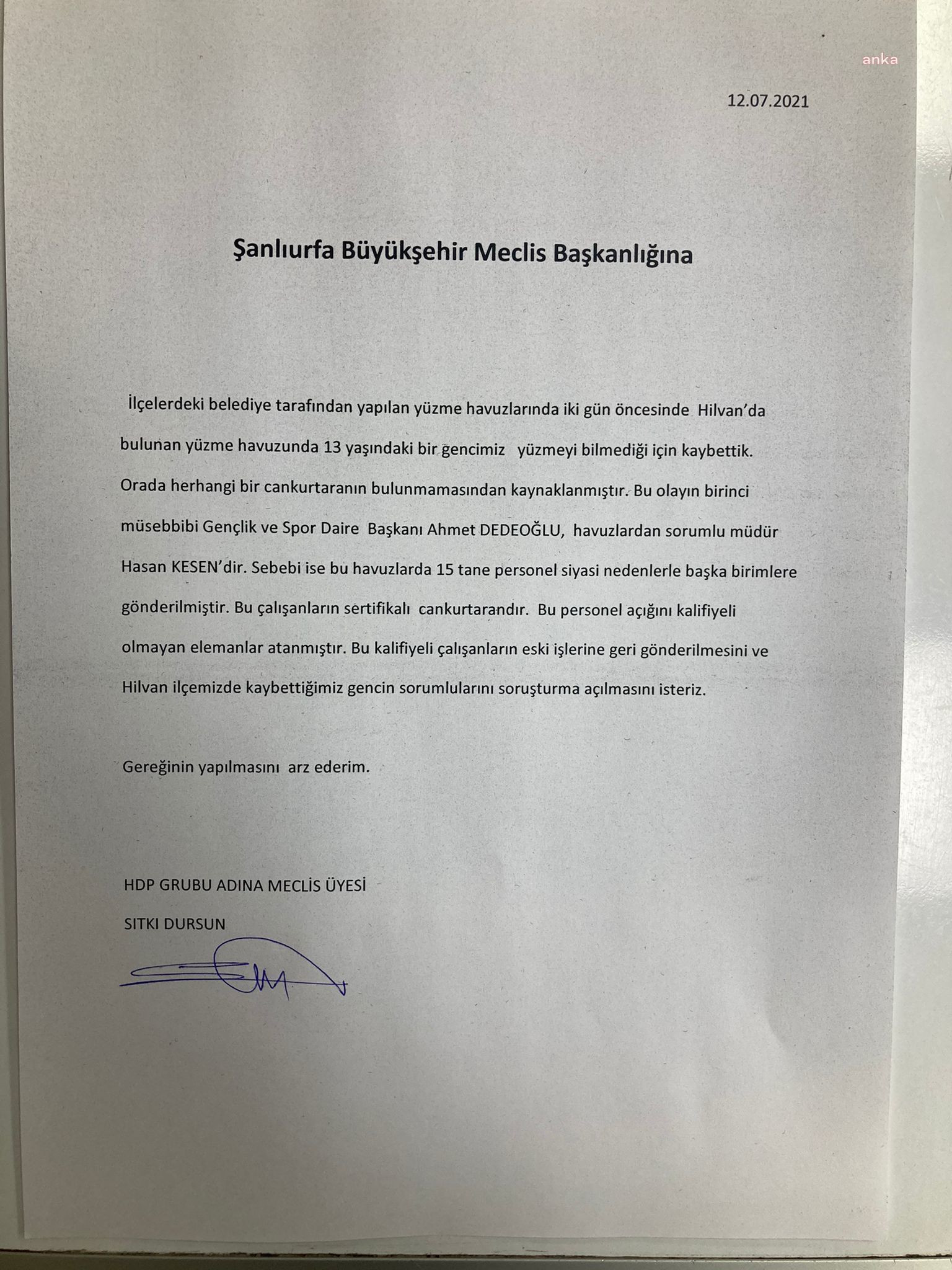 Şok iddialar: 13 yaşındaki çocuğu AKP'li belediyenin ihmali mi öldürdü? - Resim : 1