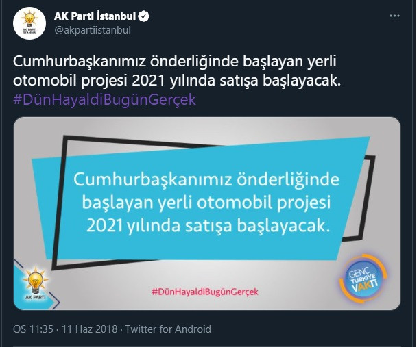 AKP'nin 2018'de attığı tweet gündeme bomba gibi düştü! - Resim : 1