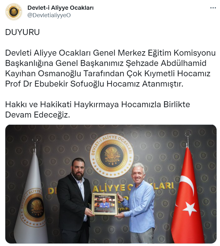 Üniversitelere 'fuhuş evi' diyen Ebubekir Sofuoğlu'nun yeni görevi belli oldu! - Resim : 1