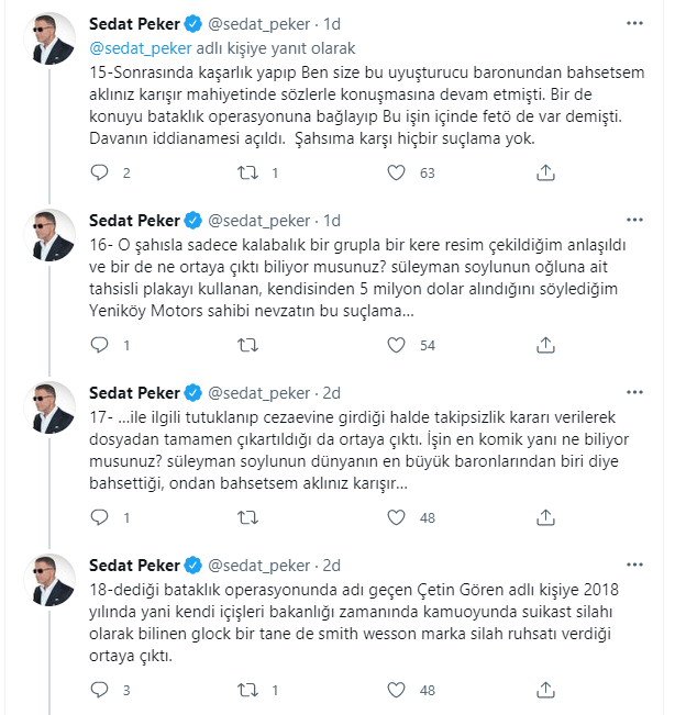 Saat vermişti: Sedat Peker'den bomba 15 Temmuz paylaşımları - Resim : 5