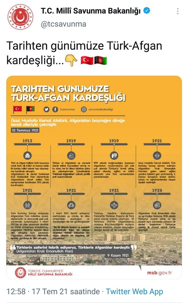 Kaçak Afganlar Türkiye'ye akın akın girerken MSB'den ilginç paylaşım - Resim : 1