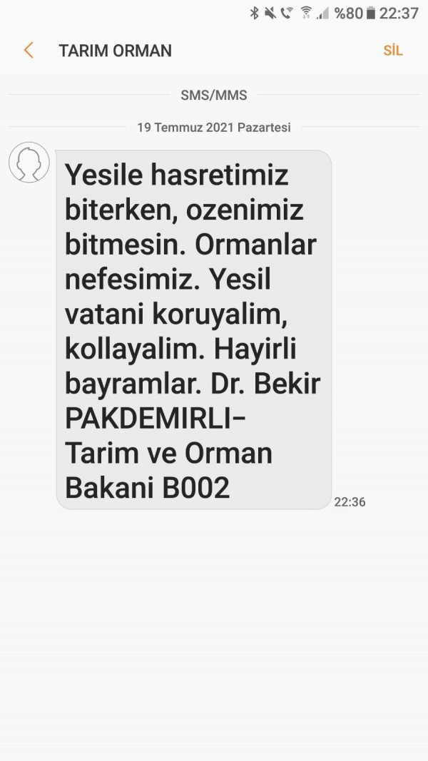 Bakan Pakdemirli'den tepki çeken bayram mesajı - Resim : 1