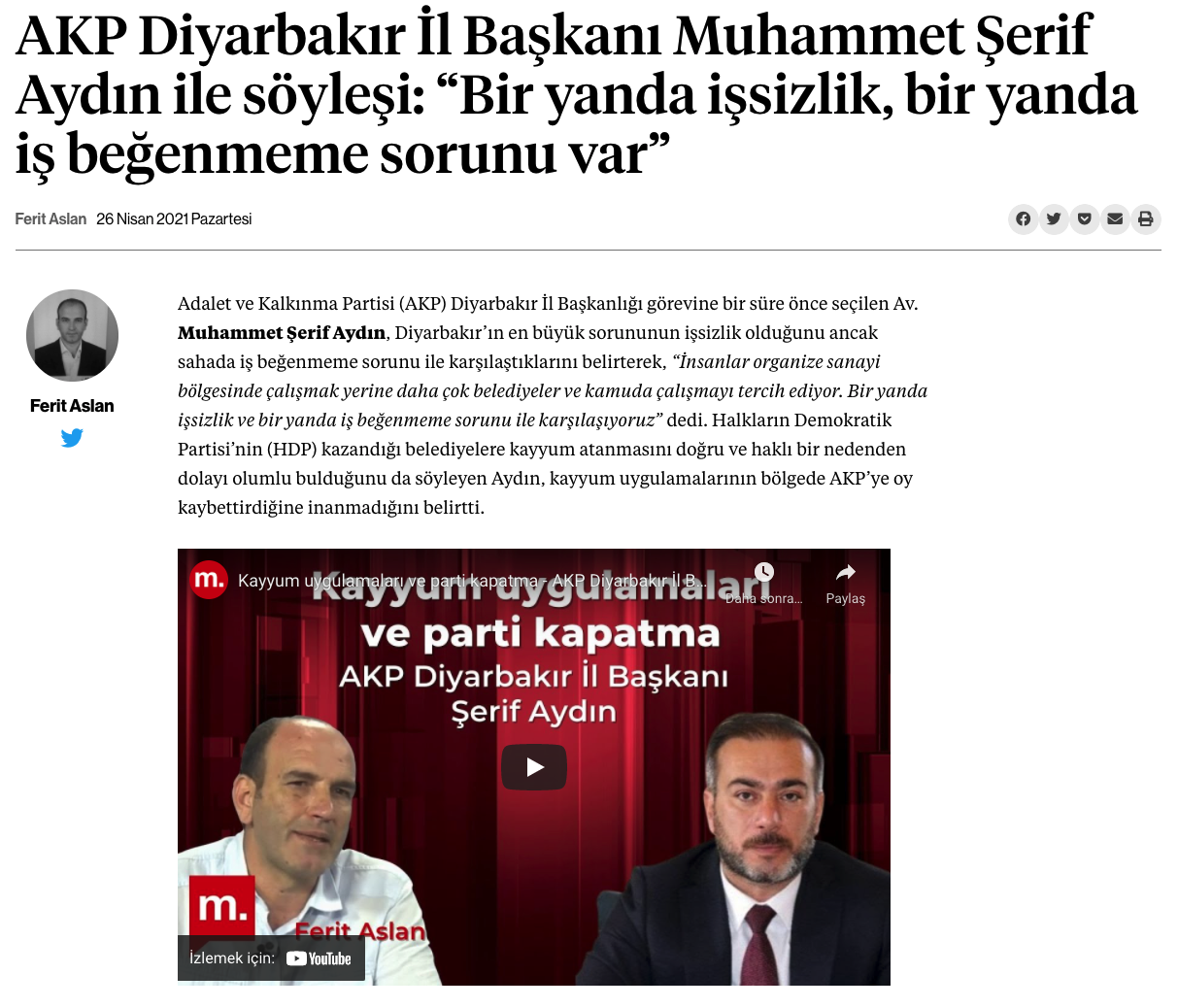 Haber sitesini ABD'den fon aldığı için eleştiren AKP'li, aynı siteye röportaj vermiş! - Resim : 3