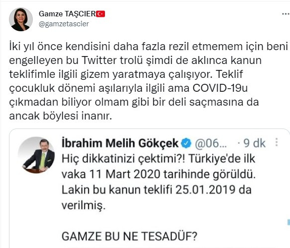 Melih Gökçek'in imalı mesajına sert tepki: İki yıl önce beni engelledi, şimdi de... - Resim : 2