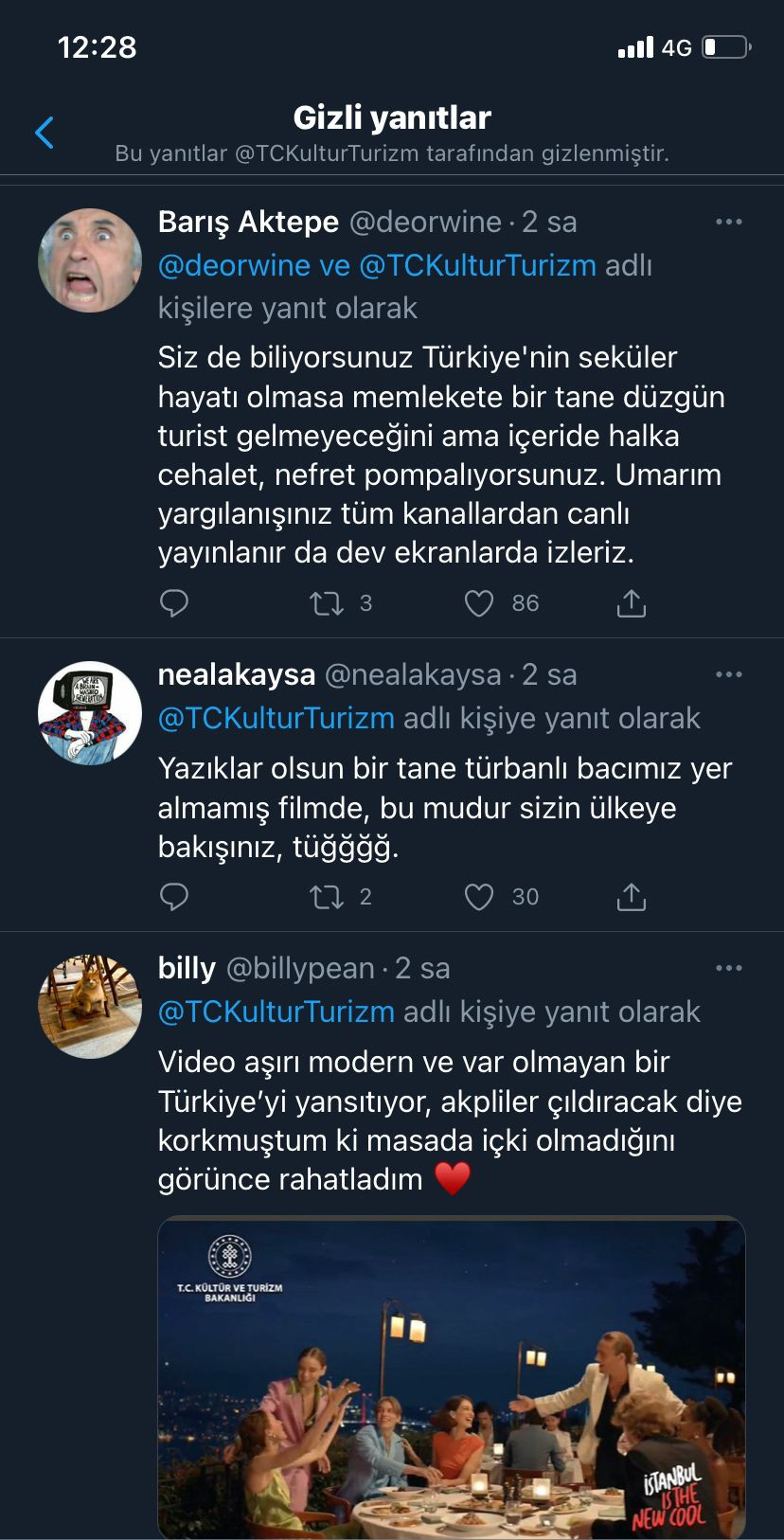 Kültür ve Turizm Bakanlığı'nın 'İstanbul' filmine tepki yağdı, bakanlık cevapları gizlemek zorunda kaldı! - Resim : 3