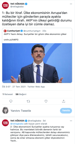 CHP'li Ağbaba'dan AKP'li Aktay'a 'Suriyeli' tepkisi: Bu bir itiraf - Resim : 1