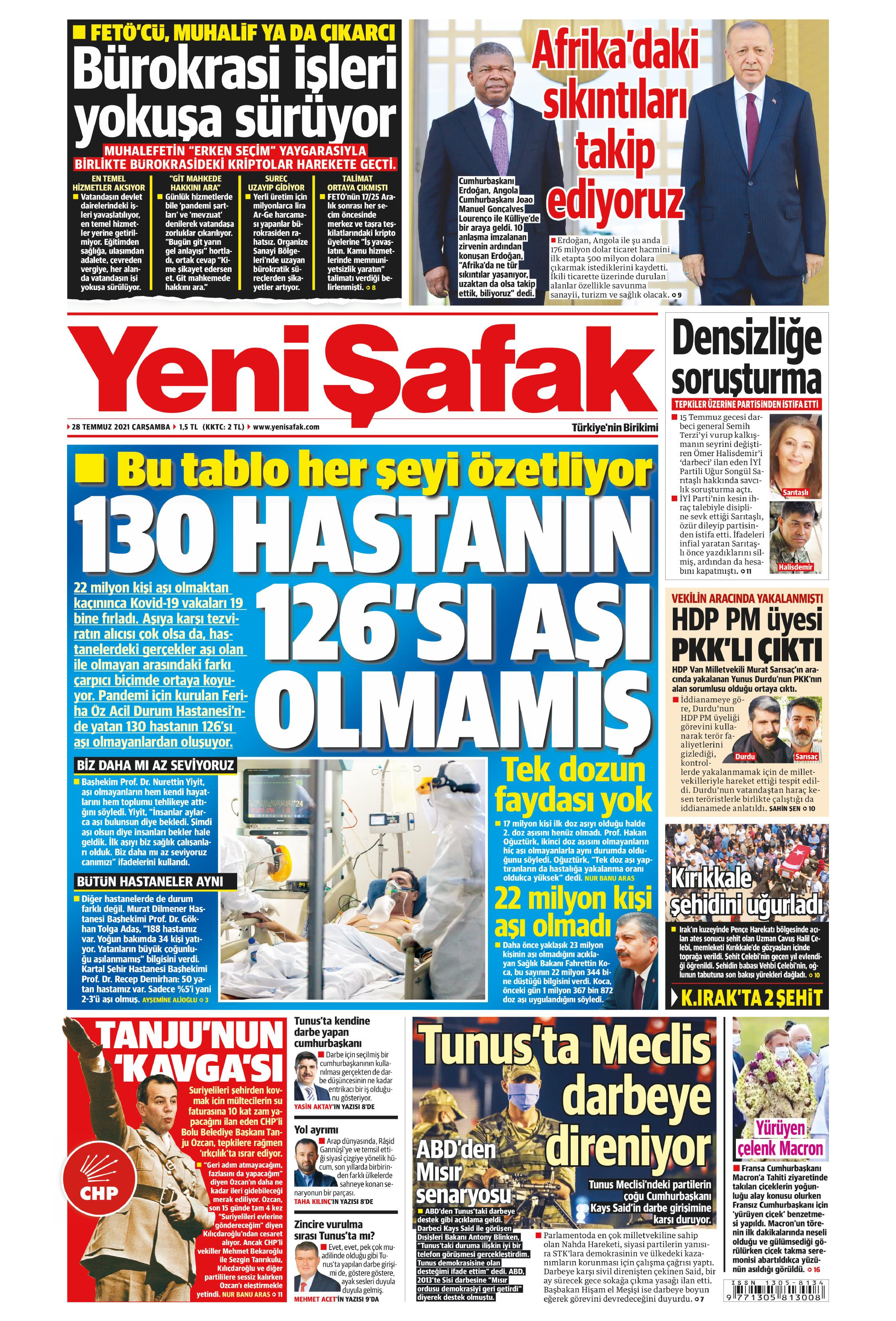 Erdoğan 'temizlendi' dedi, Yeni Şafak ikna olmadı: Bürokrasiye FETÖ suçlaması! - Resim : 1