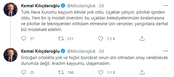 Kılıçdaroğlu'ndan flaş açıklamalar: Erdoğan ortalıkta yok, kayyumu aradım... - Resim : 1