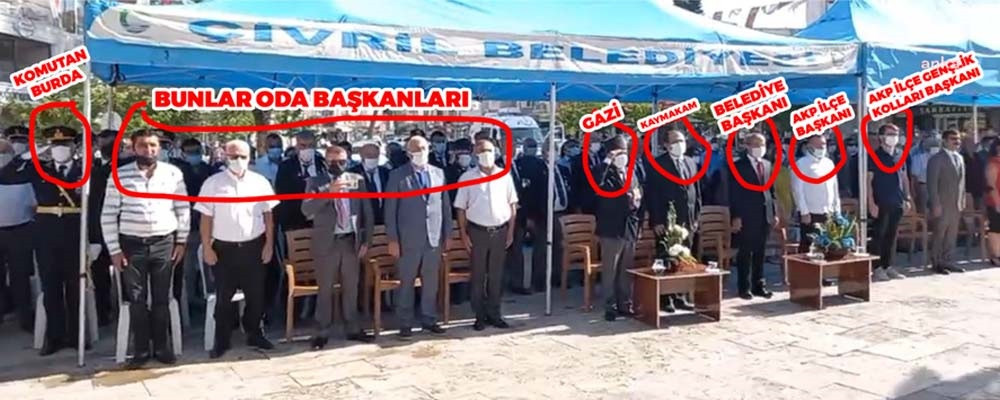 30 Ağustos'ta skandal: Protokole garnizon komutanı yerine AKP’liler oturtuldu - Resim : 1