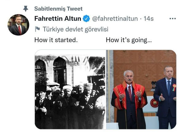Fahrettin Altun'un tweetinde verdiği mesaj: 'Çok hin bir ima var...' - Resim : 1