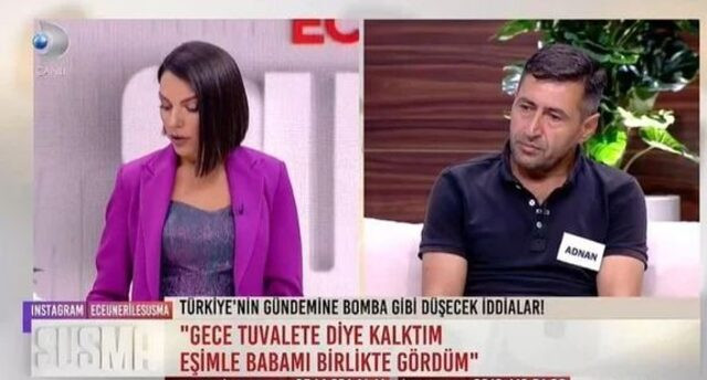 'Eşimle babamı yatakta bastım' diyen adamın eşi canlı yayında anlattıklarıyla şoke etti! - Resim : 1