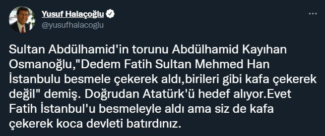 Abdülhamit Kayıhan Osmanoğlu Atatürk'ü hedef aldı, belgeyi görünce sus pus kaldı! - Resim : 1