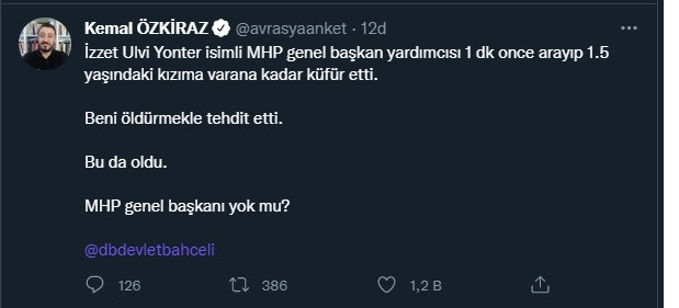 MHP Genel Başkan Yardımcısı'ndan Avrasya Araştırma sahibi Kemal Özkiraz'a şok küfürler! - Resim : 4