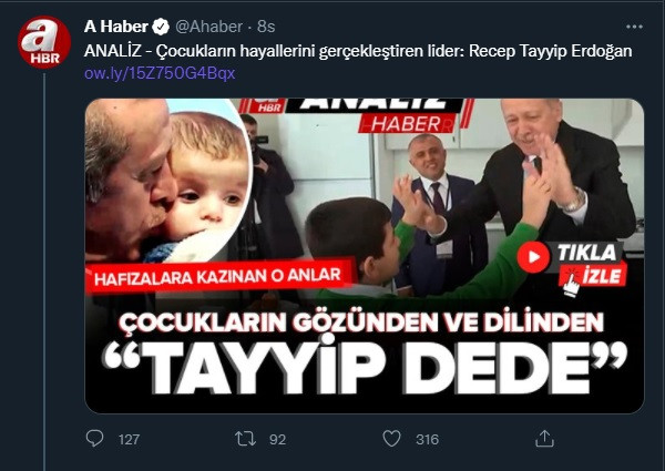 O görüntülerin ardından A Haber'den 'Tayyip Dede' operasyonu! - Resim : 1