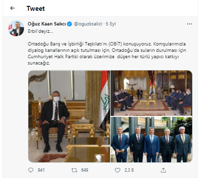 Oğuz Kaan Salıcı'dan CHP heyetinin Irak Türkmen Cephesi ziyareti hakkında açıklama - Resim : 3