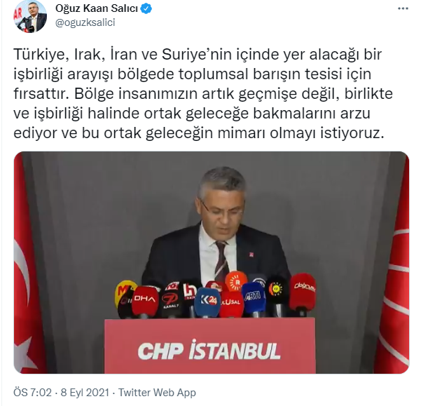 CHP'li Oğuz Kaan Salıcı'dan umut veren açıklama: Ortak geleceğin mimarı olmayı istiyoruz - Resim : 1