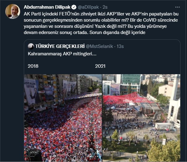 Abdurrahman Dilipak, Erdoğan'ı bu fotoğrafıyla köşeye sıkıştırdı! - Resim : 1