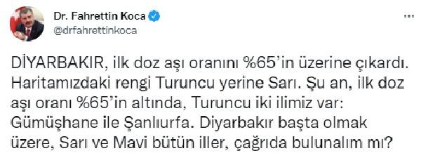 Fahrettin Koca açıkladı! Risk haritasında bir ilin daha rengi değişti - Resim : 1