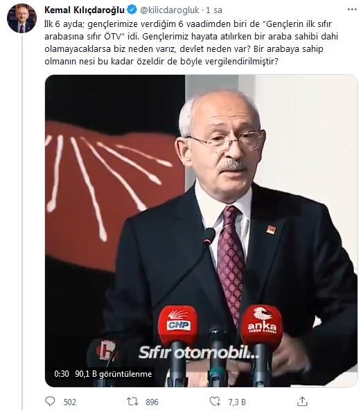 Kılıçdaroğlu'ndan ÖTV'siz araba paylaşımı: Geliyor gelmekte olan, az kaldı - Resim : 1