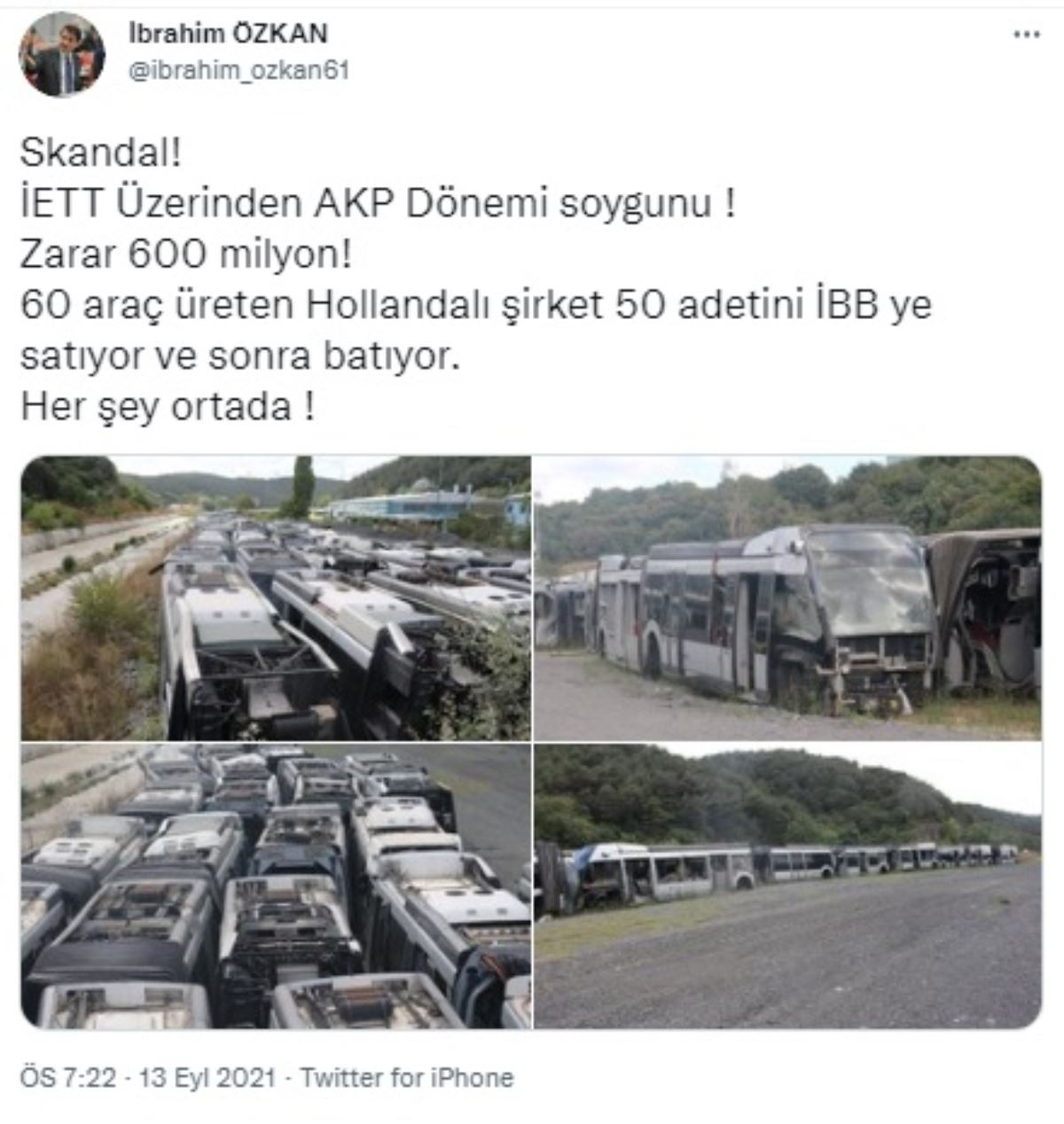 İBB paylaştı: AKP döneminin bir zararı daha ortaya çıktı! - Resim : 1